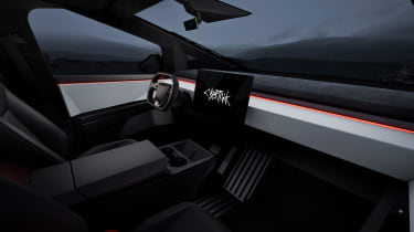 Tesla Cybertruck - interior